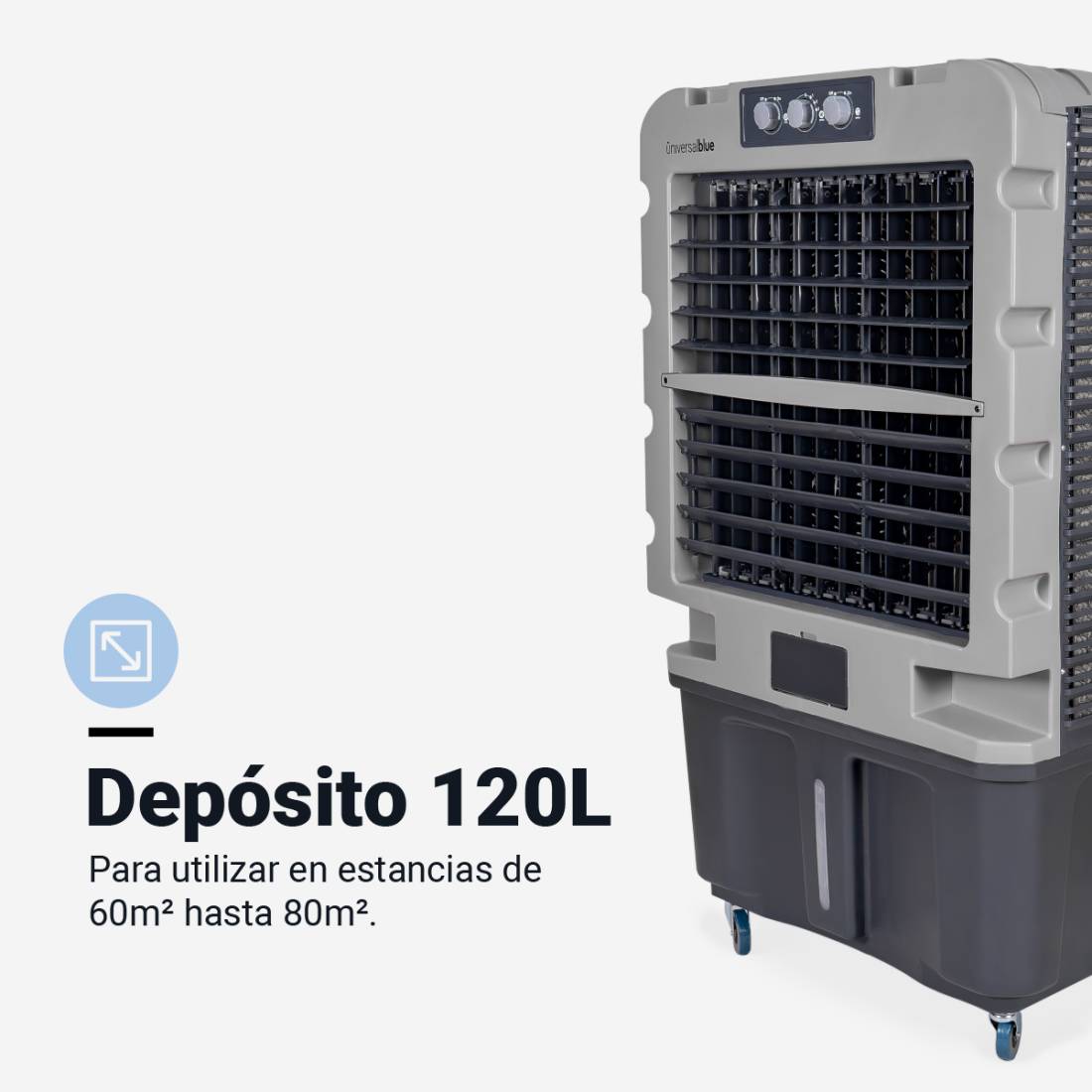 CLIMATIZADOR U.BLUE TULUM 7120 120L 400W 10000M3/H